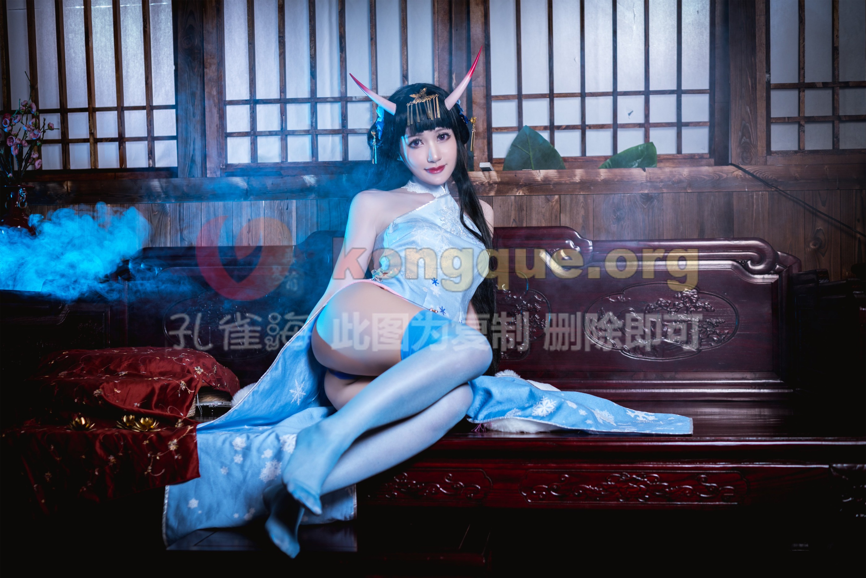 图片[1]-木之本果 – NO.009 花容本-能代-冬雪沁香[20P]-XikXak
